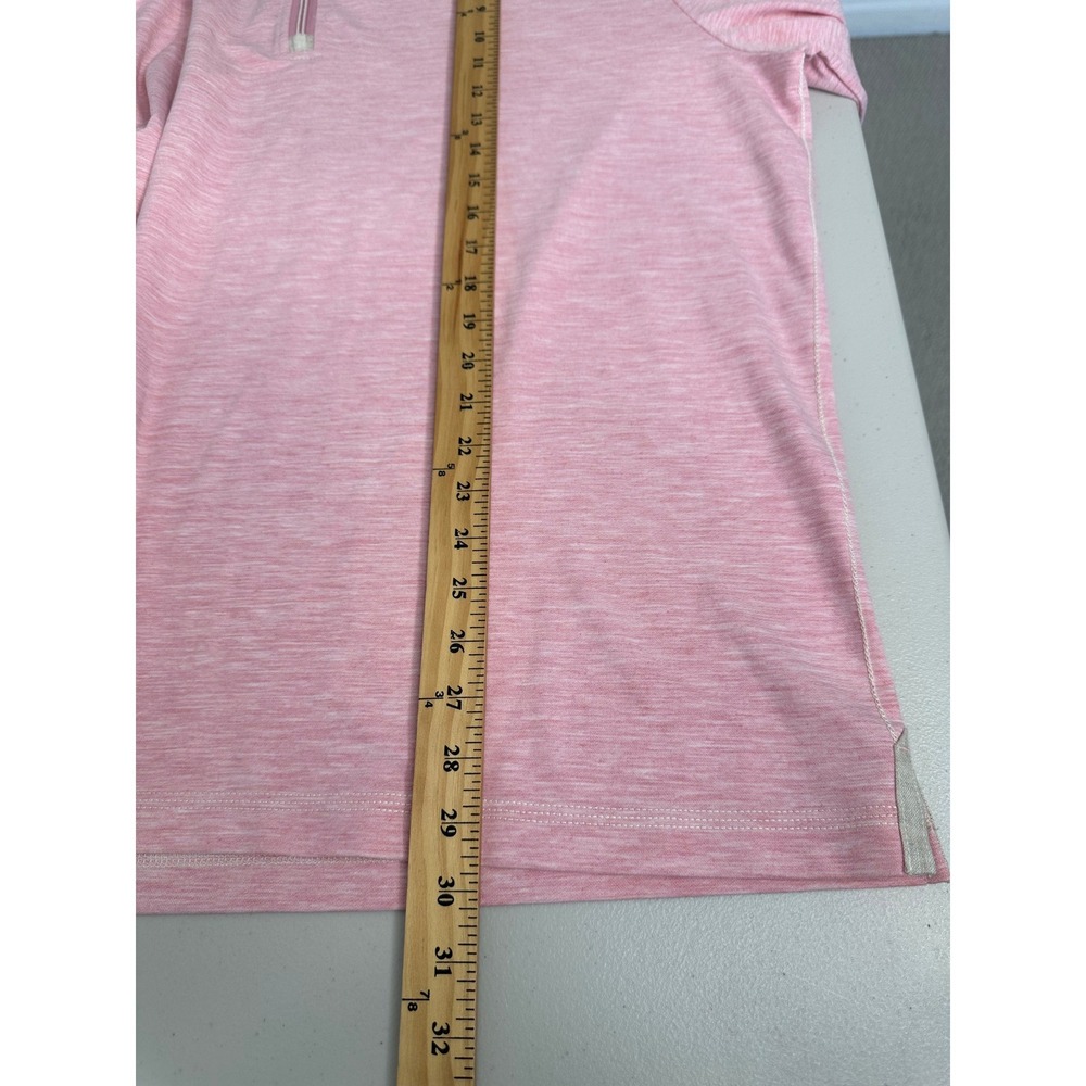 Tommy Bahama Quarter‎ Zip Pullover Size XXL Pink Long Sleeve Embroidered Logo - Picture 5 of 11